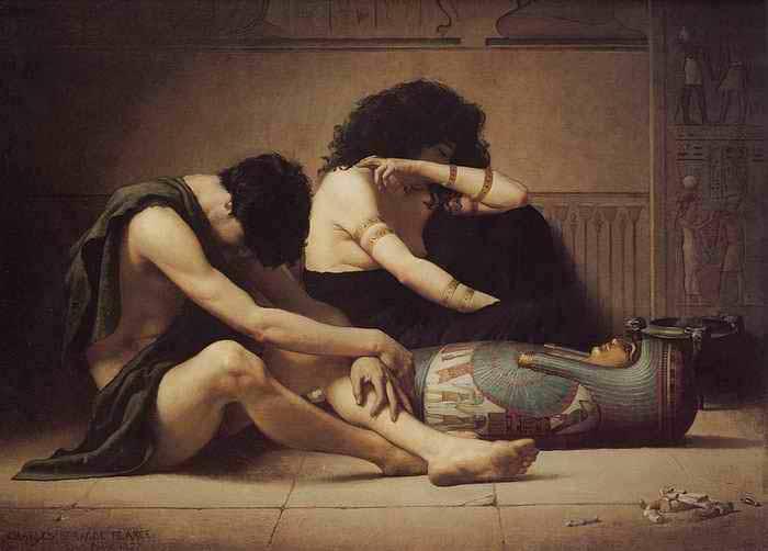 Charles Sprague Pearce Death of the Firstborn of Egypt oil painting picture